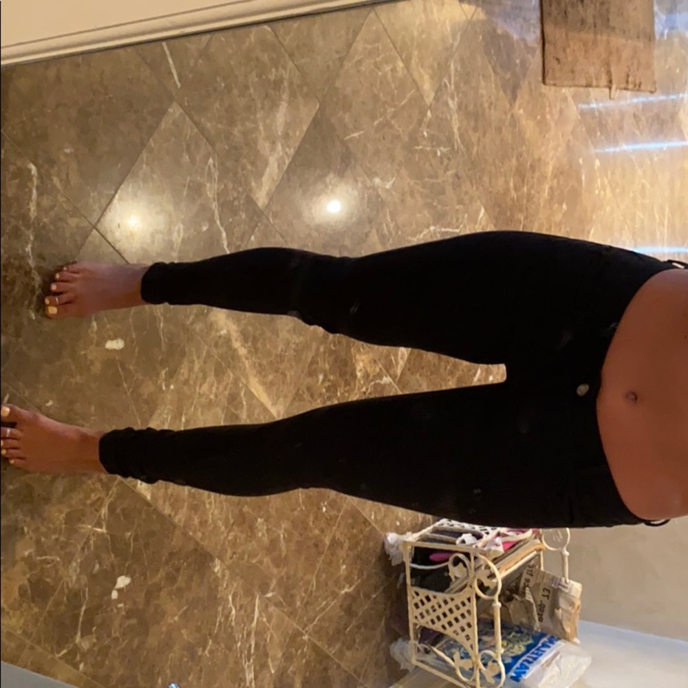 black Zara jeans